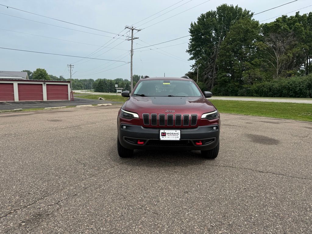 Used 2019 Jeep Cherokee Trailhawk with VIN 1C4PJMBX6KD361676 for sale in Zumbrota, Minnesota