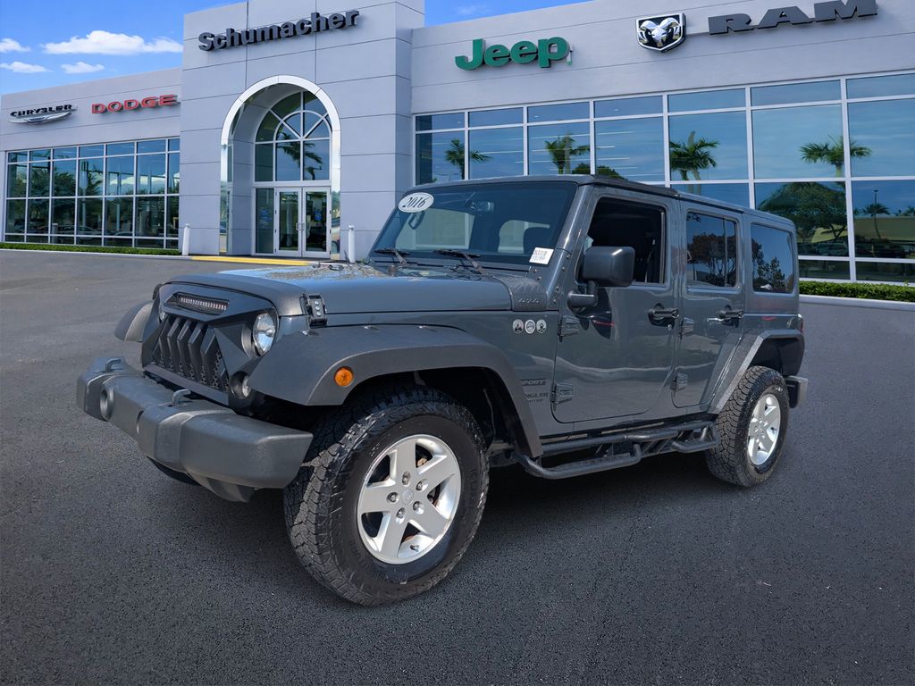 used 2016 Jeep Wrangler car, priced at $16,998