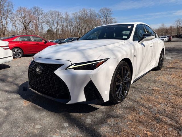 Ultra White 2023 Lexus IS 350 F Sport AWD Sedan All-Wheel Drive 6-Speed Automatic