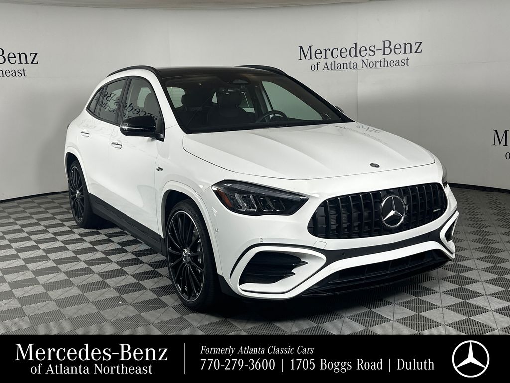 Polar White 2026 Mercedes-Benz GLA AMG 35 4MATIC SUV / Crossover All-Wheel Drive 8-Speed Automatic