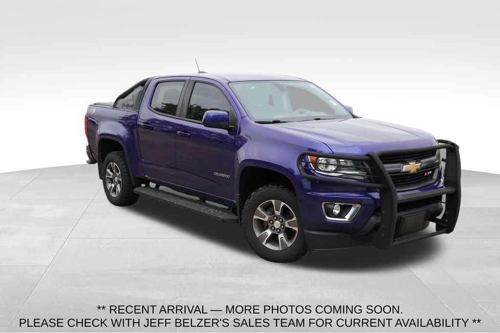 Laser Blue Metallic 2017 Chevrolet Colorado Pickup Truck Four-Wheel Drive 8-Speed Automatic
