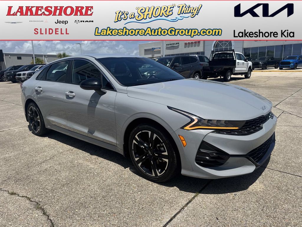 Wolf Gray 2024 Kia K5 Sedan Front-Wheel Drive 8-Speed Automatic