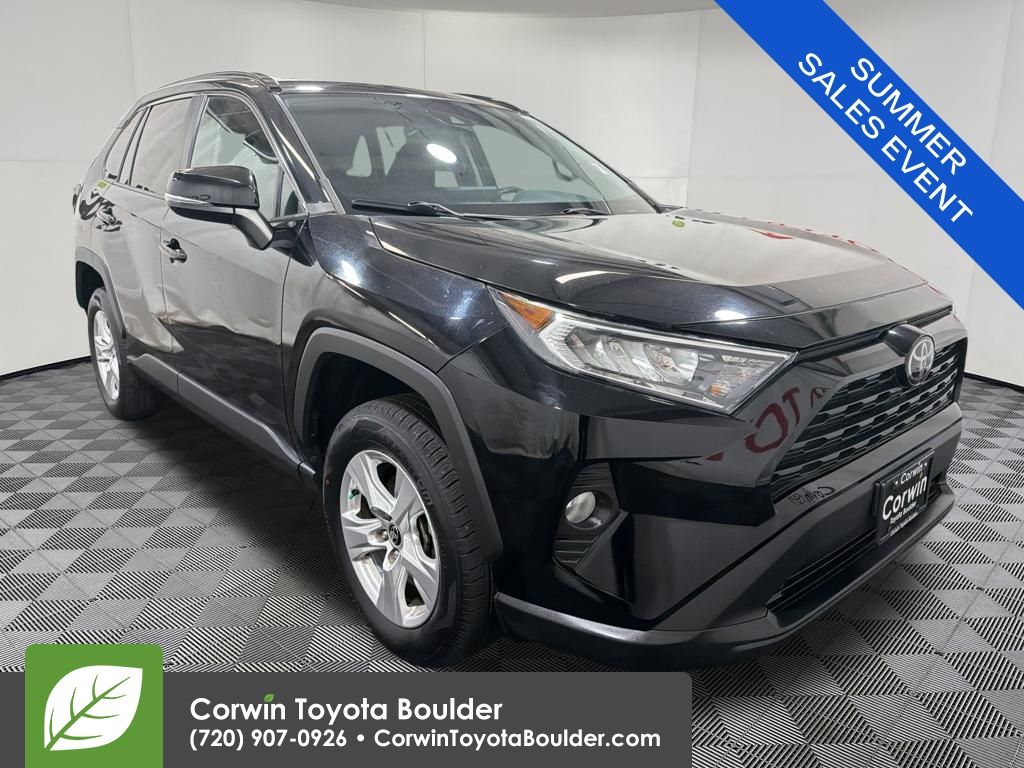 Midnight Black Metallic 2021 Toyota RAV4 SUV / Crossover All-Wheel Drive 8-Speed Automatic