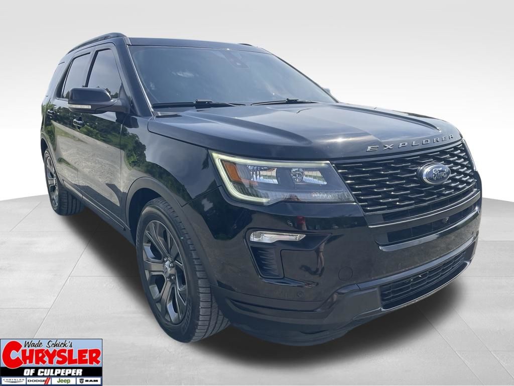 Shadow Black 2018 Ford Explorer SUV / Crossover All-Wheel Drive 6-Speed Automatic