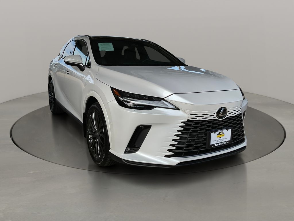 White Pearl 2024 Lexus RX Hybrid 350h Luxury AWD SUV / Crossover All-Wheel Drive Continuously Variable Transmission