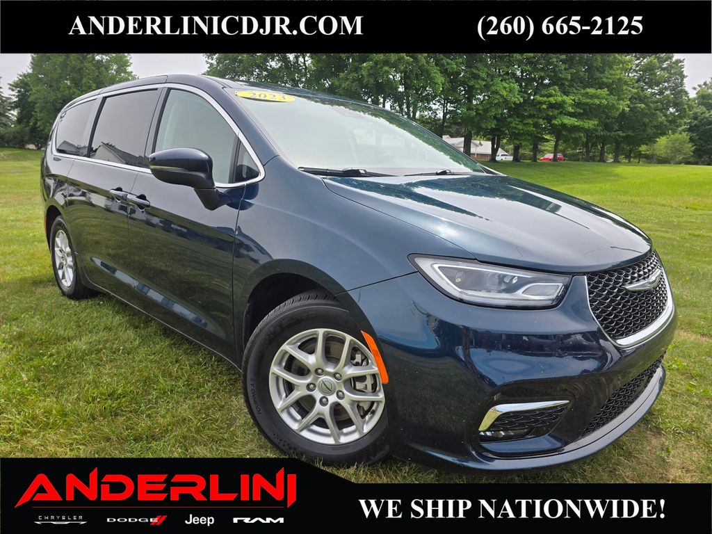 Fathom Blue Pearlcoat 2023 Chrysler Pacifica Touring L FWD Minivan Front-Wheel Drive 9-Speed Automatic