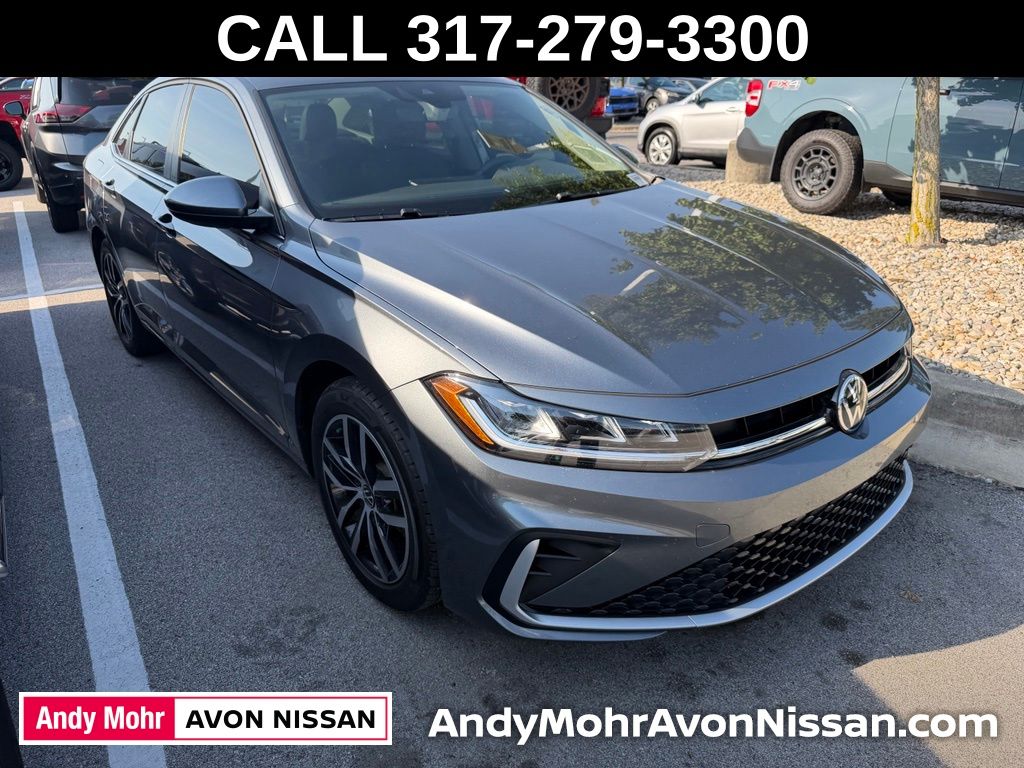 Platinum Gray Metallic 2025 Volkswagen Jetta Sedan Front-Wheel Drive 8-Speed Automatic
