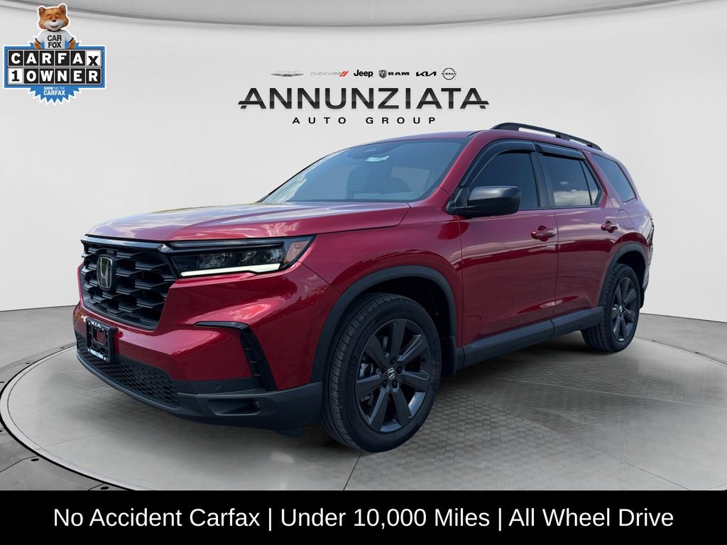 Red 2025 Honda Pilot SUV / Crossover All-Wheel Drive Automatic