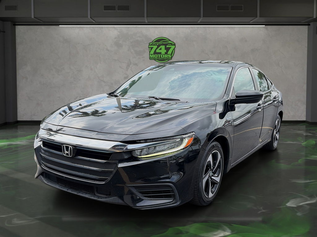 Black 2022 Honda Insight Sedan Front-Wheel Drive Continuously Variable Transmission