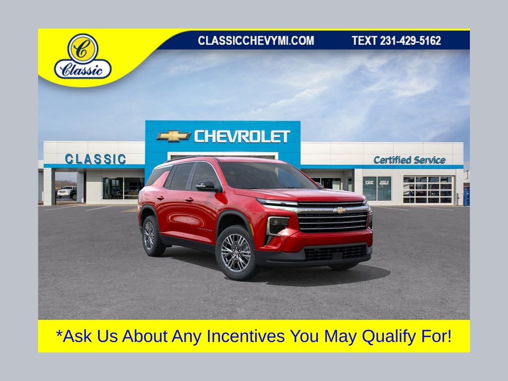 Radiant Red Tintcoat 2026 Chevrolet Traverse SUV / Crossover Four-Wheel Drive 8-Speed Automatic