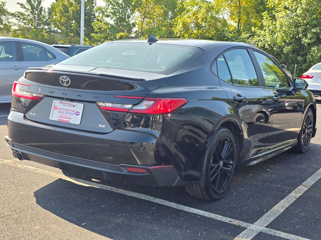 Certified Used 2025 Black Toyota SE image 8