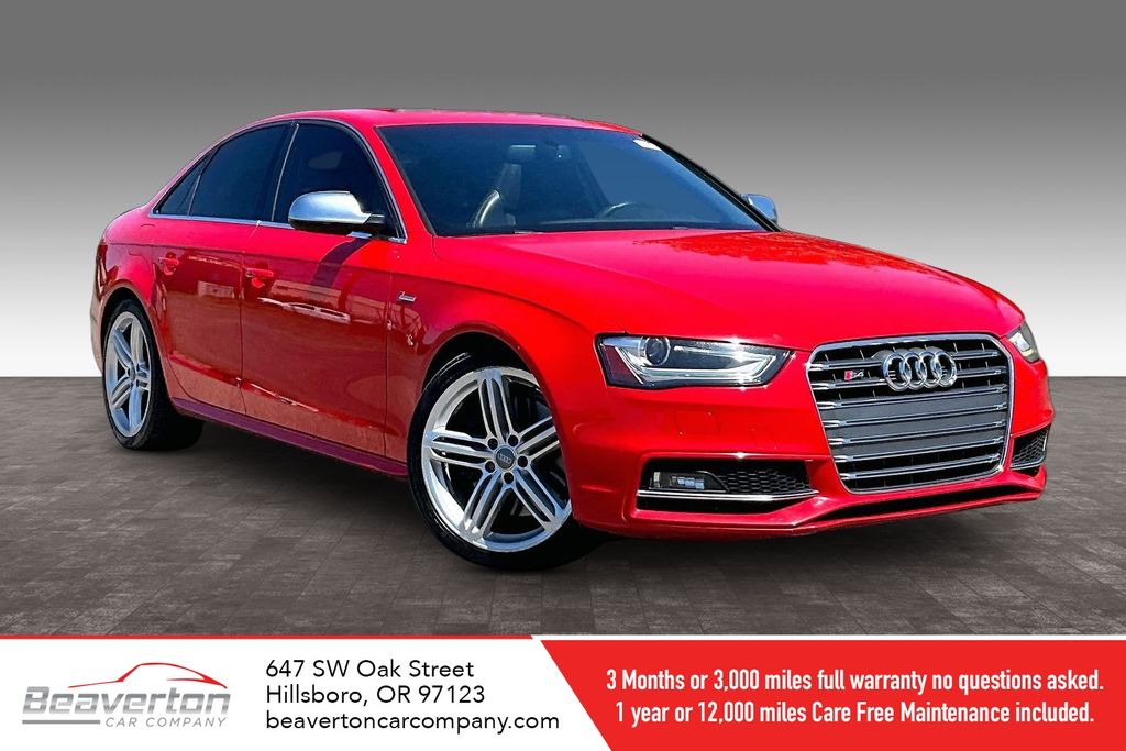 Misano Red Pearl 2013 Audi S4 3.0T quattro Premium Plus Sedan AWD Sedan All-Wheel Drive 7-Speed Automatic