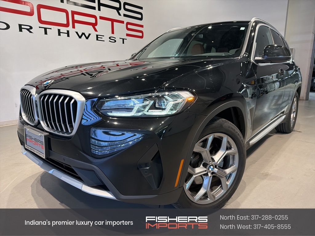 Black Sapphire Metallic 2023 BMW X3 xDrive30i AWD SUV / Crossover All-Wheel Drive 8-Speed Automatic
