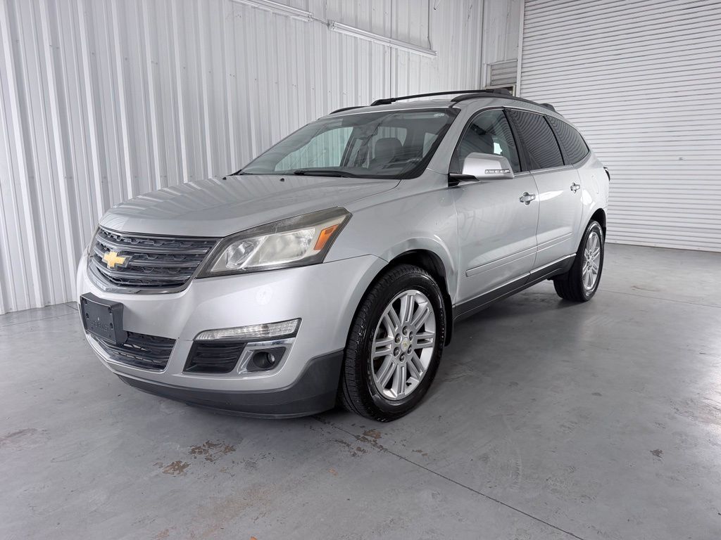 Silver Ice Metallic 2014 Chevrolet Traverse SUV / Crossover Front-Wheel Drive 6-Speed Automatic