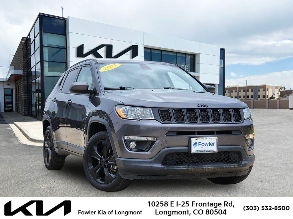 Gray (Granite Crystal Metallic Clearcoat) 2021 Jeep Compass SUV / Crossover Four-Wheel Drive 9-Speed Automatic