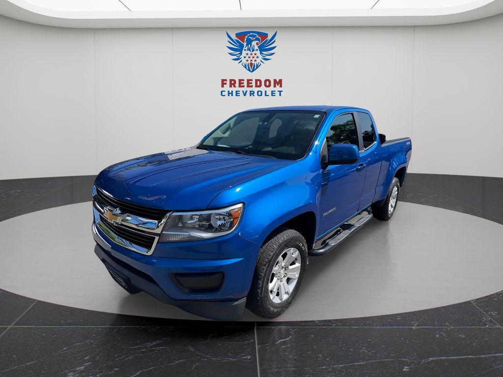 Kinetic Blue Metallic 2020 Chevrolet Colorado Pickup Truck Four-Wheel Drive 8-Speed Automatic