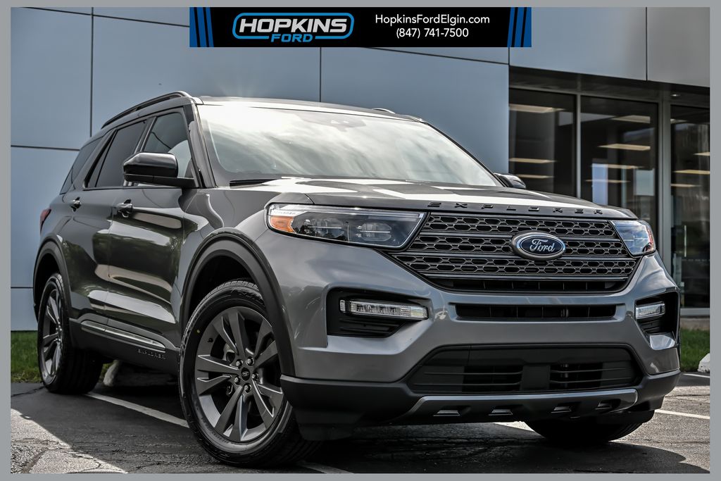 Gray Metallic 2024 Ford Explorer SUV / Crossover All-Wheel Drive Automatic