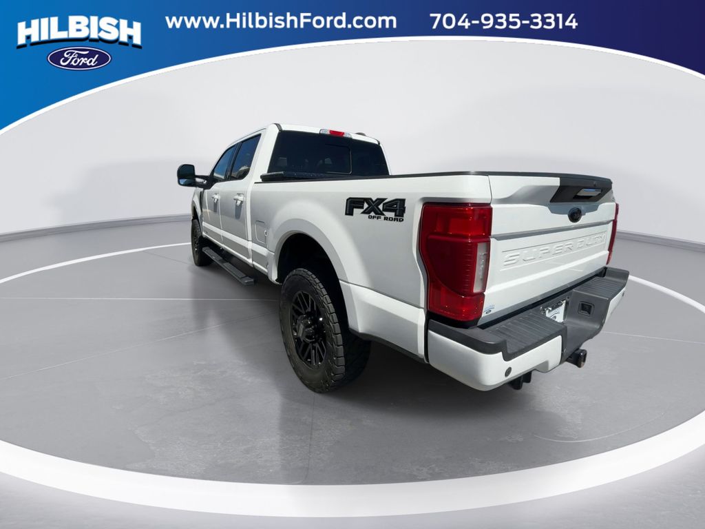 Used 2021 White Metallic Ford Lariat image 6
