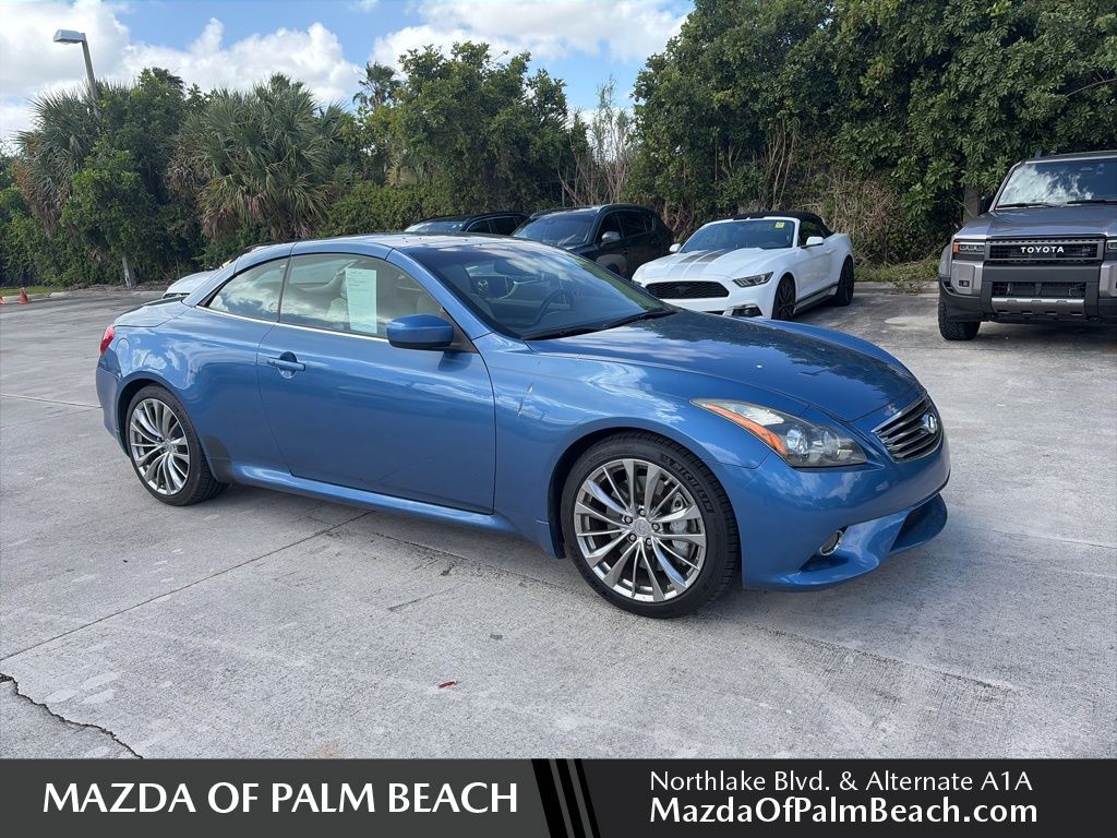 Lapis Blue 2012 INFINITI G37 Convertible RWD Convertible Rear-Wheel Drive 7-Speed Automatic