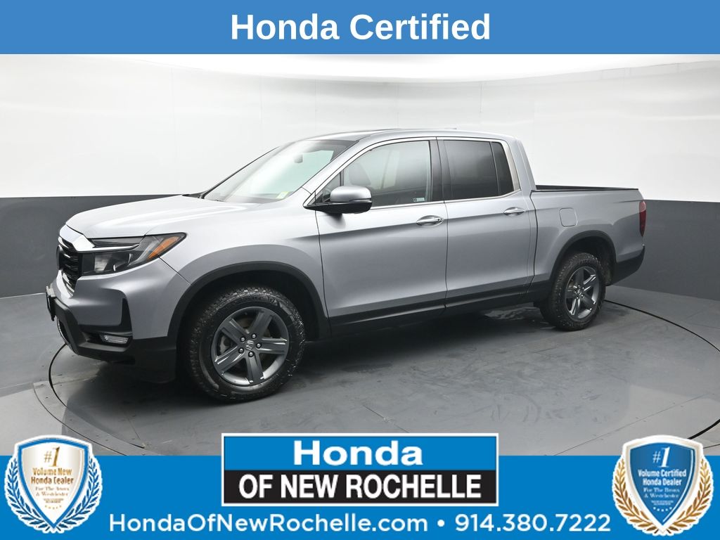 Lunar Silver Metallic 2023 Honda Ridgeline RTL-E AWD Pickup Truck All-Wheel Drive 9-Speed Automatic