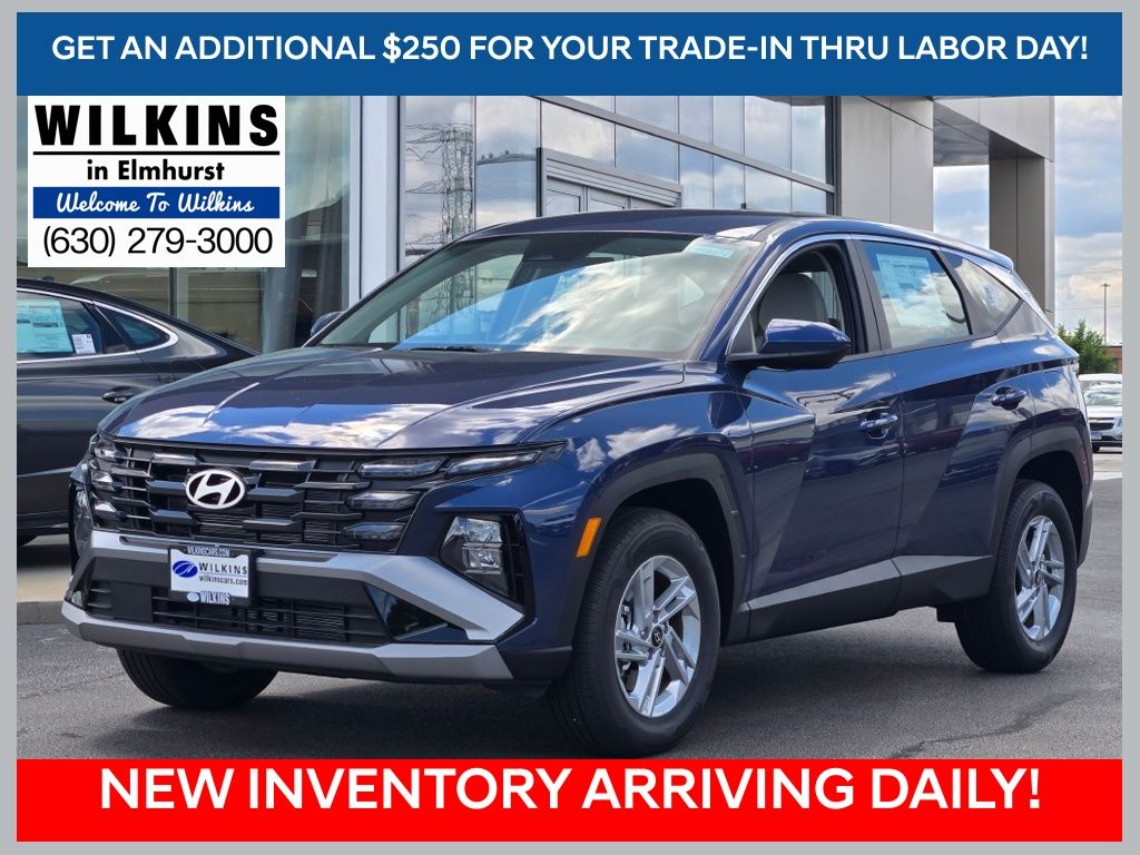 Atlantis Blue 2026 Hyundai Tucson SUV / Crossover All-Wheel Drive 8-Speed Automatic