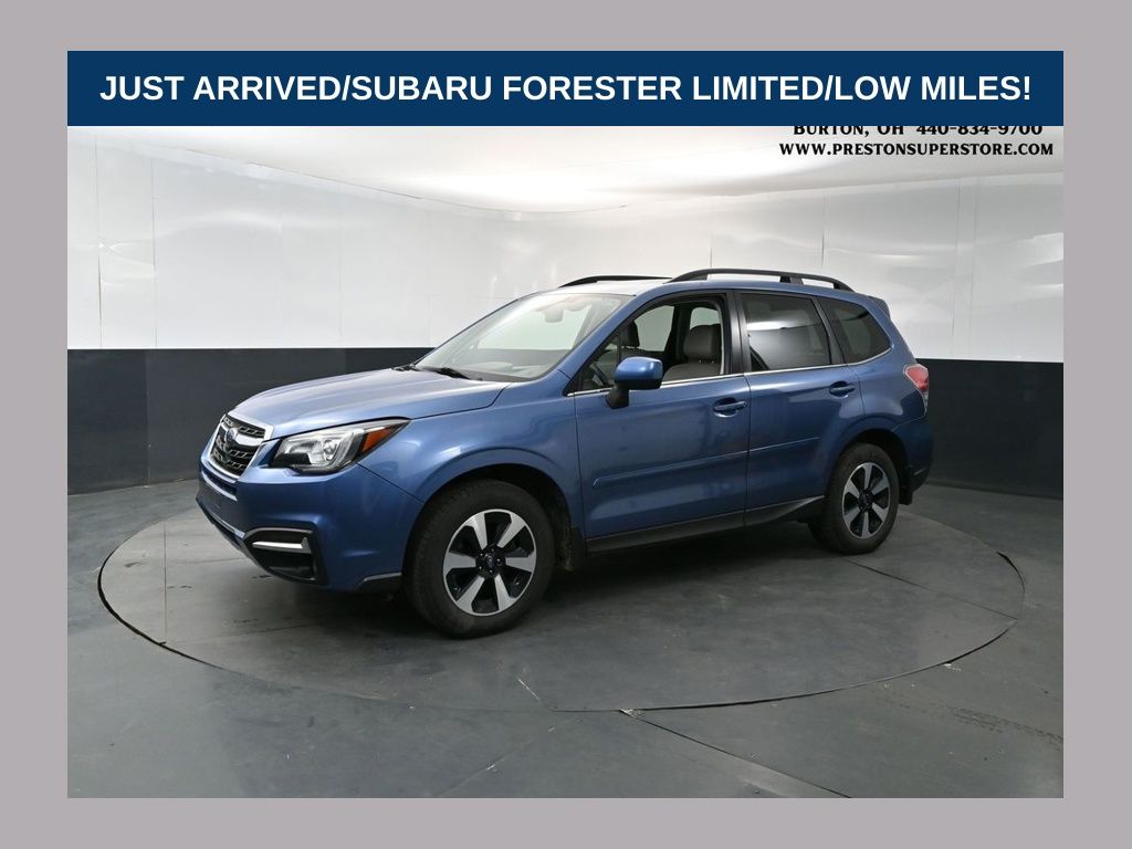Quartz Blue 2018 Subaru Forester 2.5i Limited SUV / Crossover All-Wheel Drive Continuously Variable Transmission