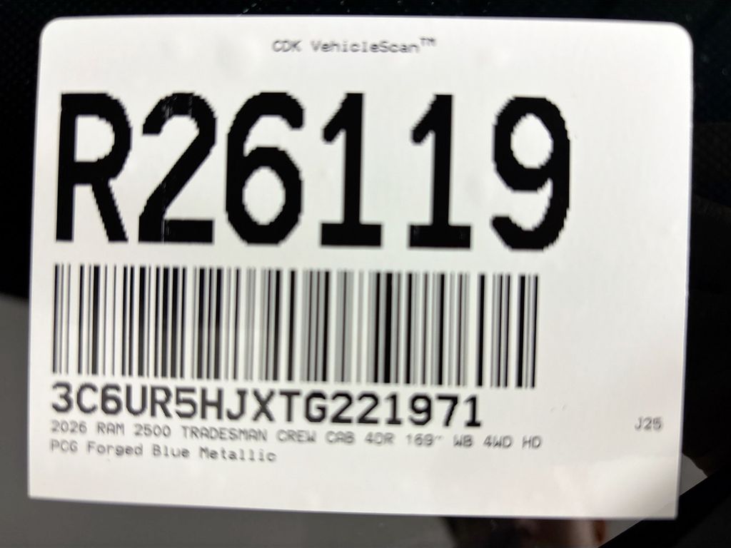 2026 Ram 2500 Tradesman