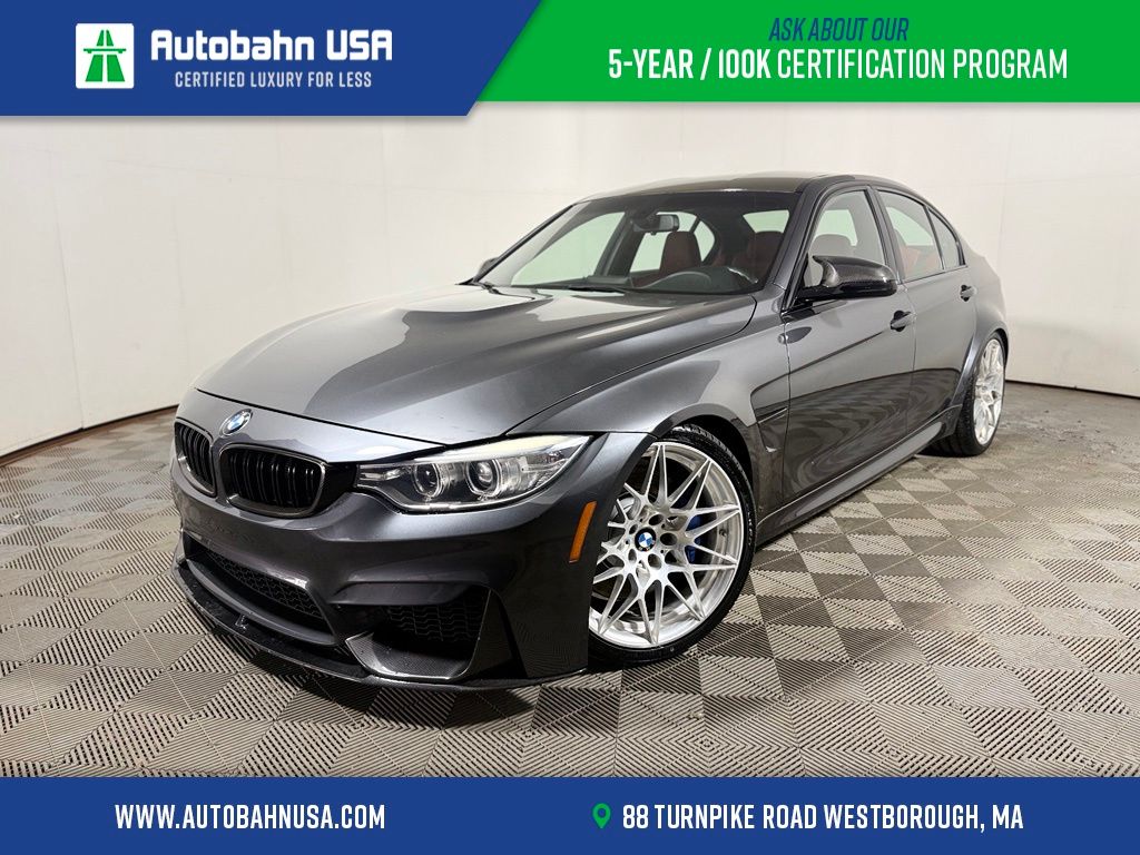 Mineral Gray Metallic 2015 BMW M3 Sedan Rear-Wheel Drive 6-Speed Manual
