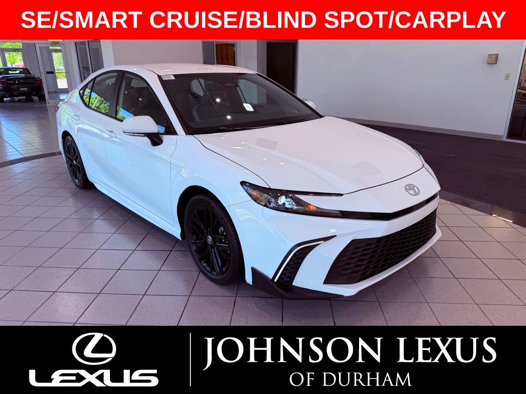 Ice Cap 2025 Toyota Camry SE FWD Sedan Front-Wheel Drive Continuously Variable Transmission