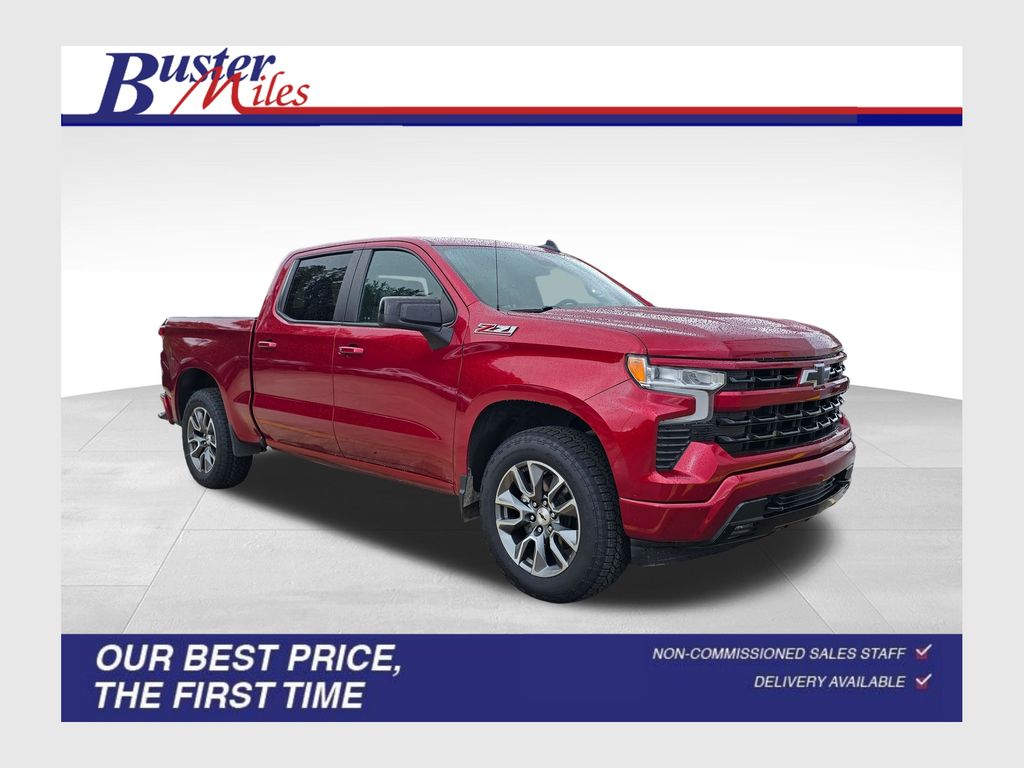 Cherry Red Tintcoat 2022 Chevrolet Silverado 1500 RST Crew Cab 4WD Pickup Truck Four-Wheel Drive Automatic