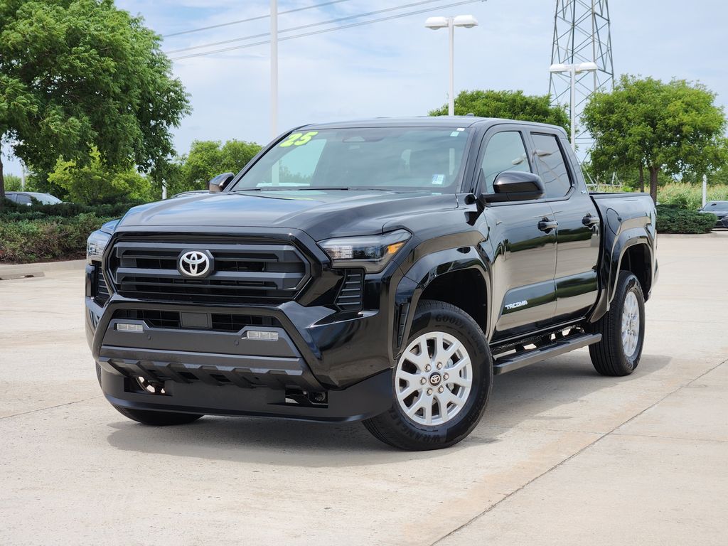 Black 2025 Toyota Tacoma Pickup Truck Four-Wheel Drive 8-Speed Automatic