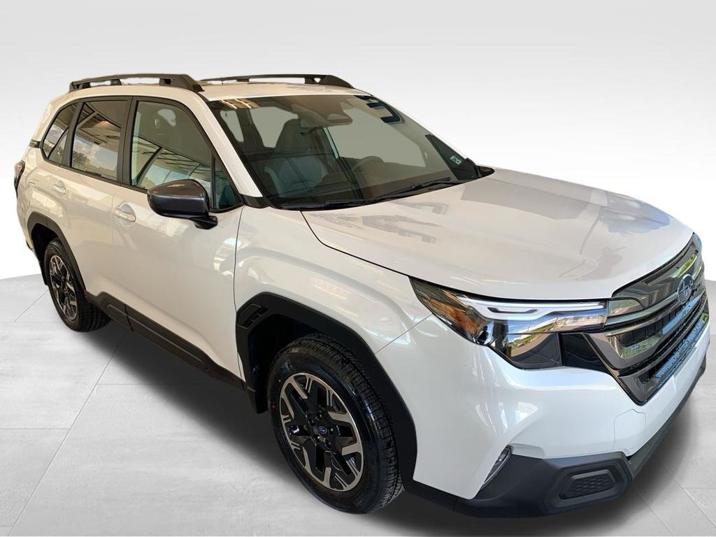 Crystal White Pearl 2026 Subaru Forester Crossover AWD SUV / Crossover All-Wheel Drive Continuously Variable Transmission