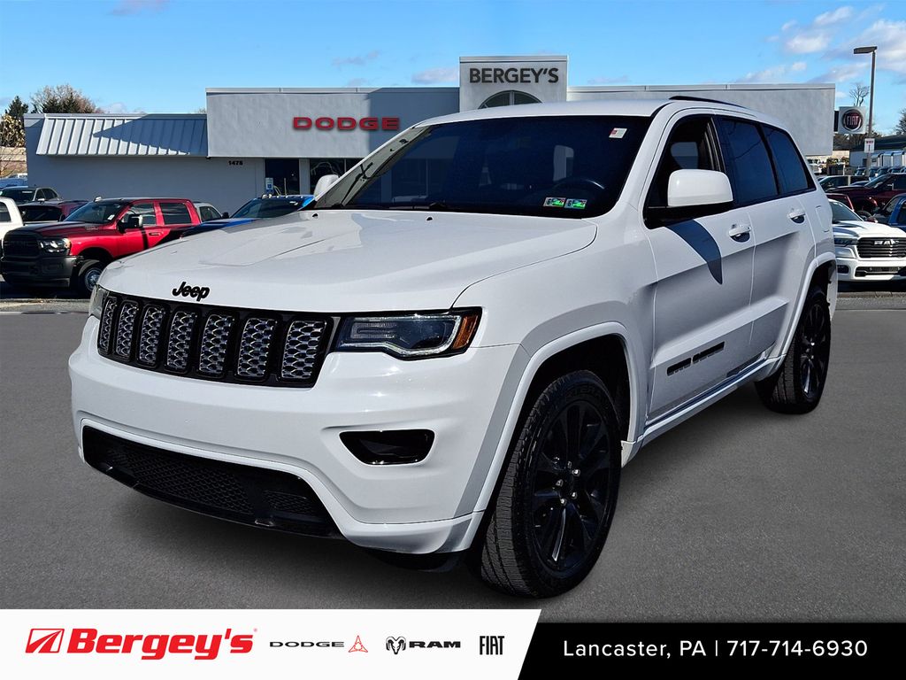 Bright White Clearcoat 2021 Jeep Grand Cherokee SUV / Crossover Four-Wheel Drive 8-Speed Automatic