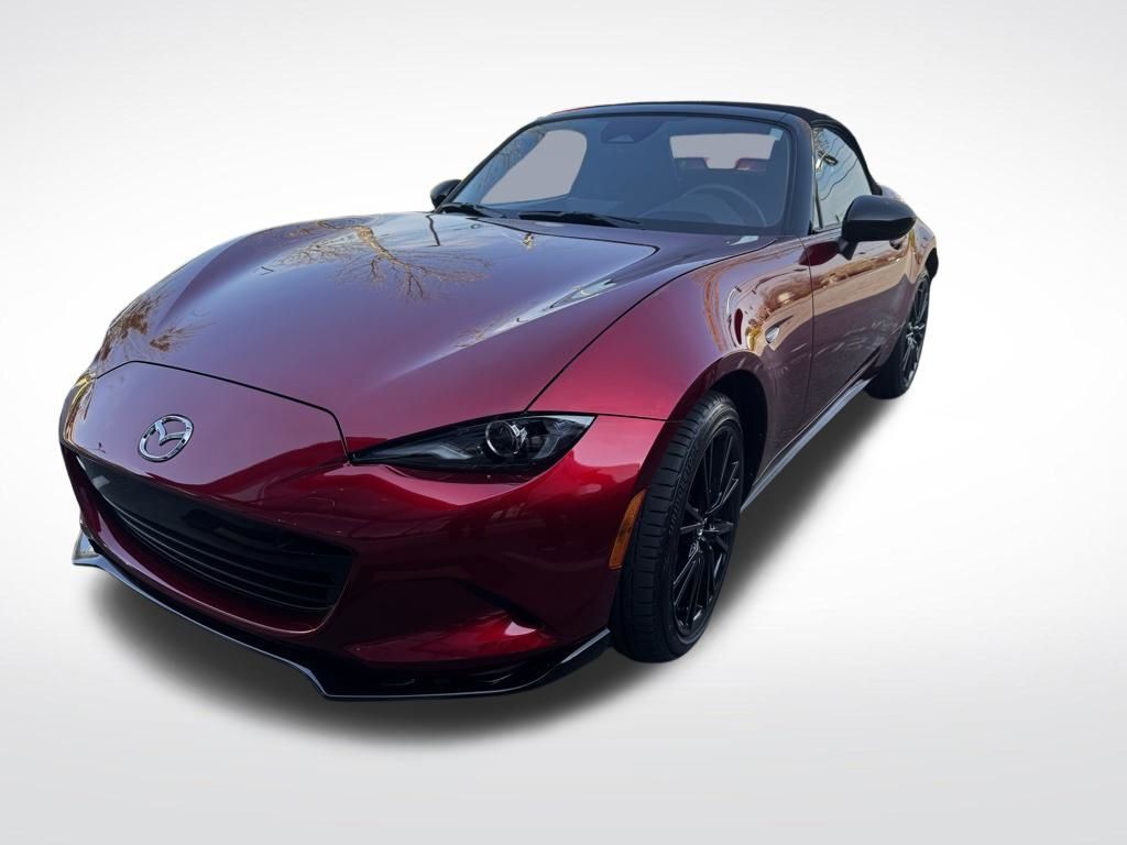 Soul Red Crystal Metallic 2025 Mazda MX-5 Miata Club RWD Convertible Rear-Wheel Drive 6-Speed Manual