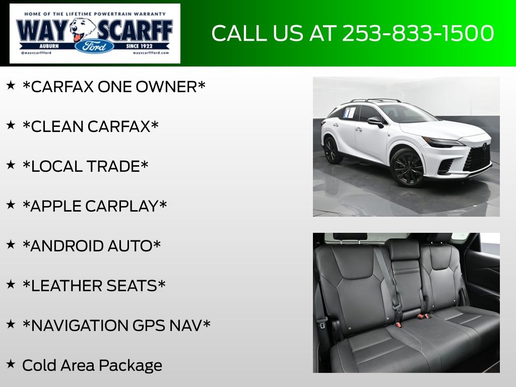 2024 Lexus RX 350 F SPORT Handling