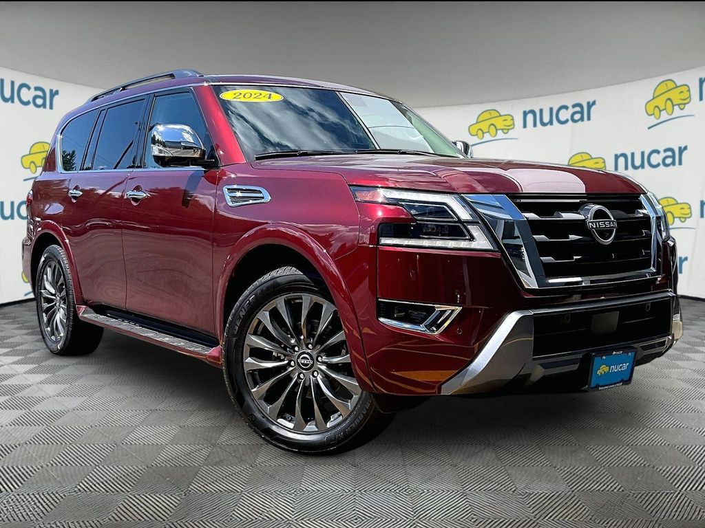 Coulis Red Pearl 2024 Nissan Armada SUV / Crossover Four-Wheel Drive 7-Speed Automatic