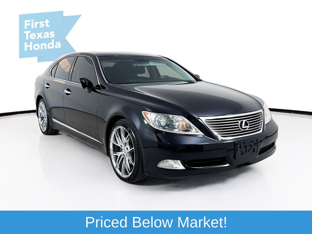 Black 2007 Lexus LS 460 RWD Sedan Rear-Wheel Drive 8-Speed Automatic