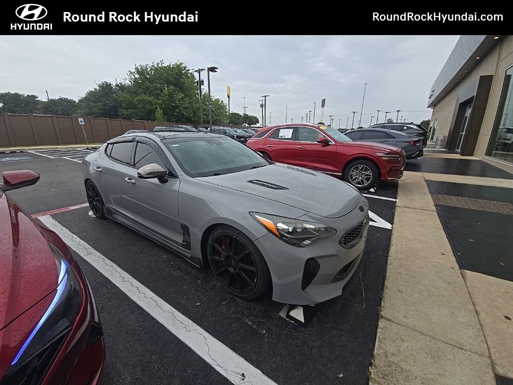 Ceramic White 2019 Kia Stinger Sedan Rear-Wheel Drive 8-Speed Automatic