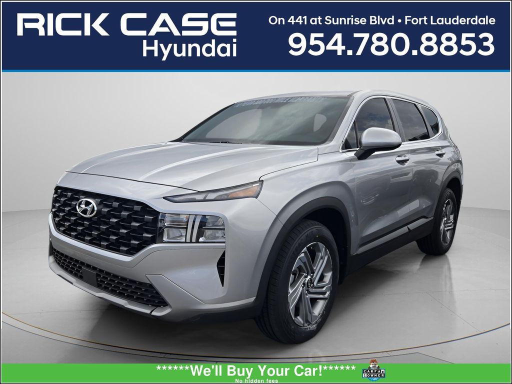 Shimmering Silver Pearl 2023 Hyundai Santa Fe SUV / Crossover Front-Wheel Drive 8-Speed Automatic