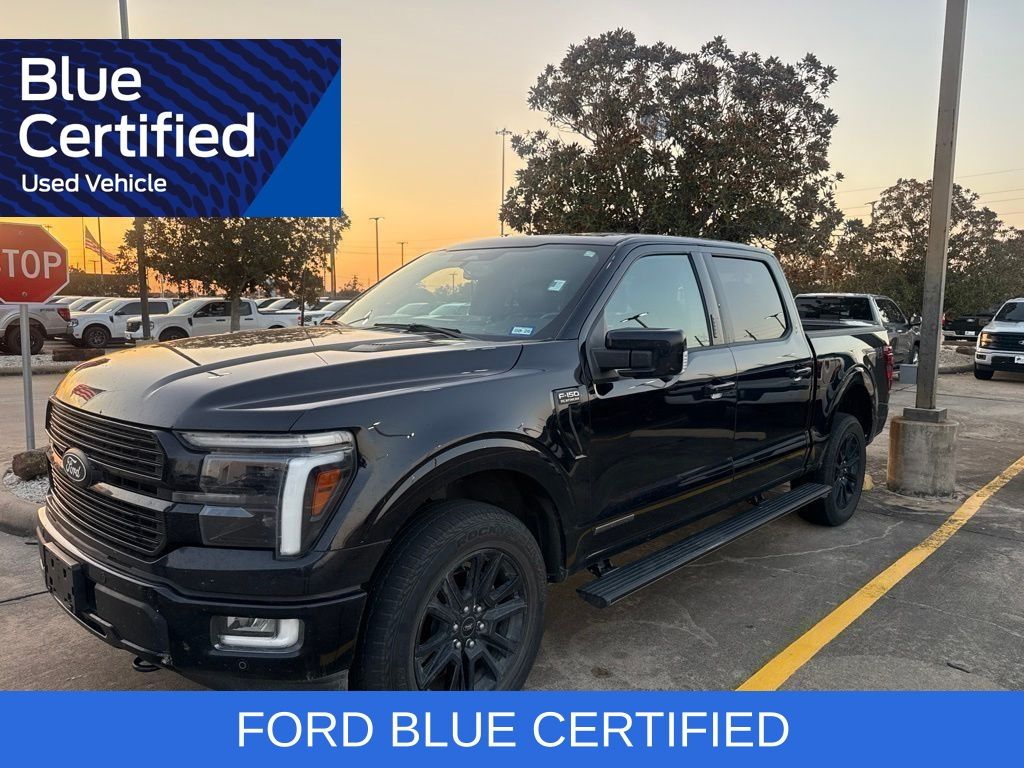 Black Metallic 2024 Ford F-150 Pickup Truck Four-Wheel Drive Automatic