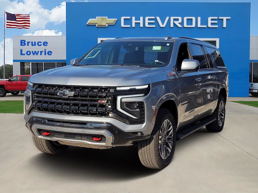 Sterling Gray Metallic 2025 Chevrolet Suburban SUV / Crossover Four-Wheel Drive Automatic