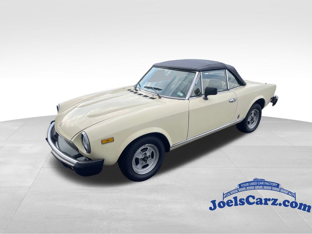 Brown (Beige) 1981 FIAT 124 Spider Convertible Rear-Wheel Drive