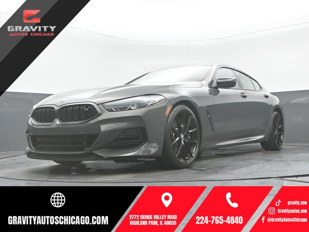 Dravit Gray Metallic 2024 BMW 8 Series Coupe All-Wheel Drive 8-Speed Automatic