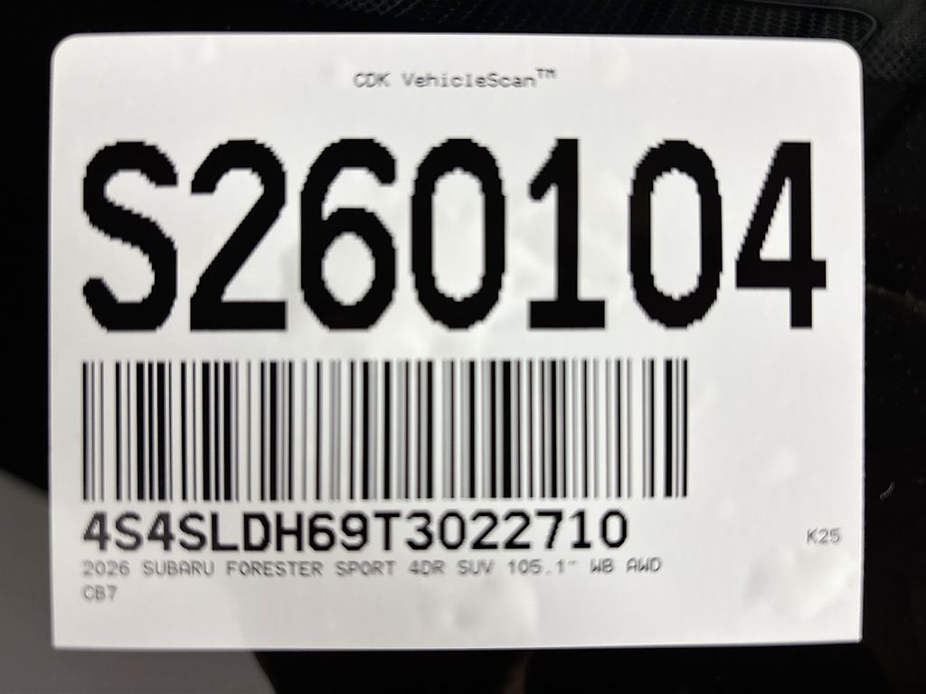 2026 Subaru Forester Sport