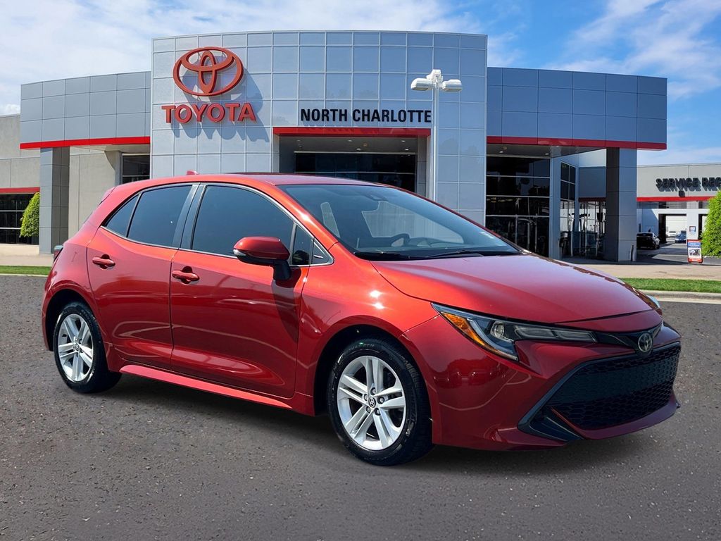 Smoked Paprika Metallic 2019 Toyota Corolla Hatchback Hatchback Front-Wheel Drive Continuously Variable Transmission
