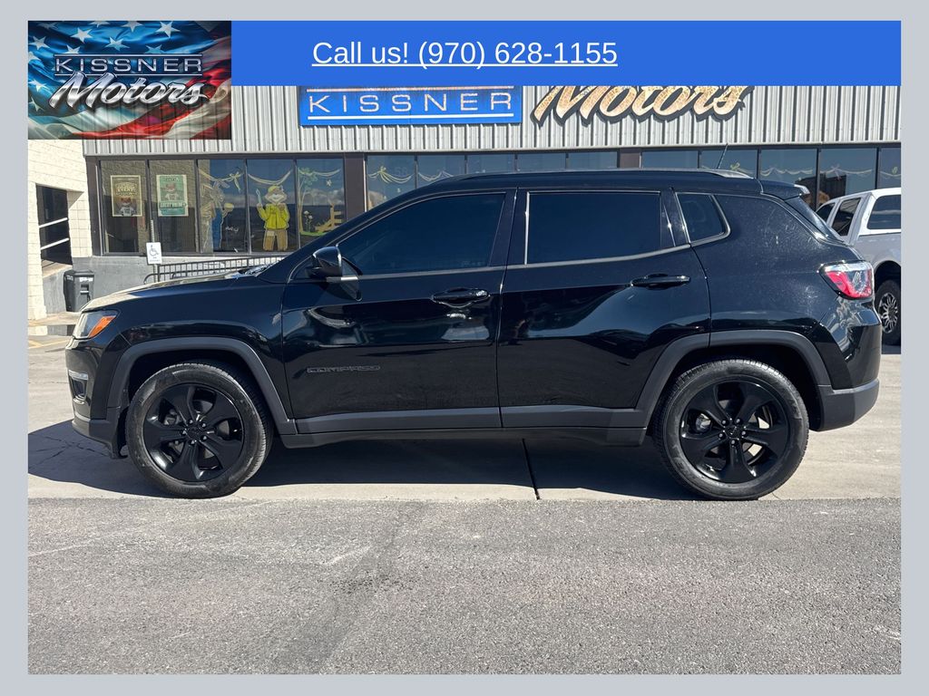 Diamond Black Crystal Pearlcoat 2021 Jeep Compass SUV / Crossover Front-Wheel Drive 6-Speed Automatic