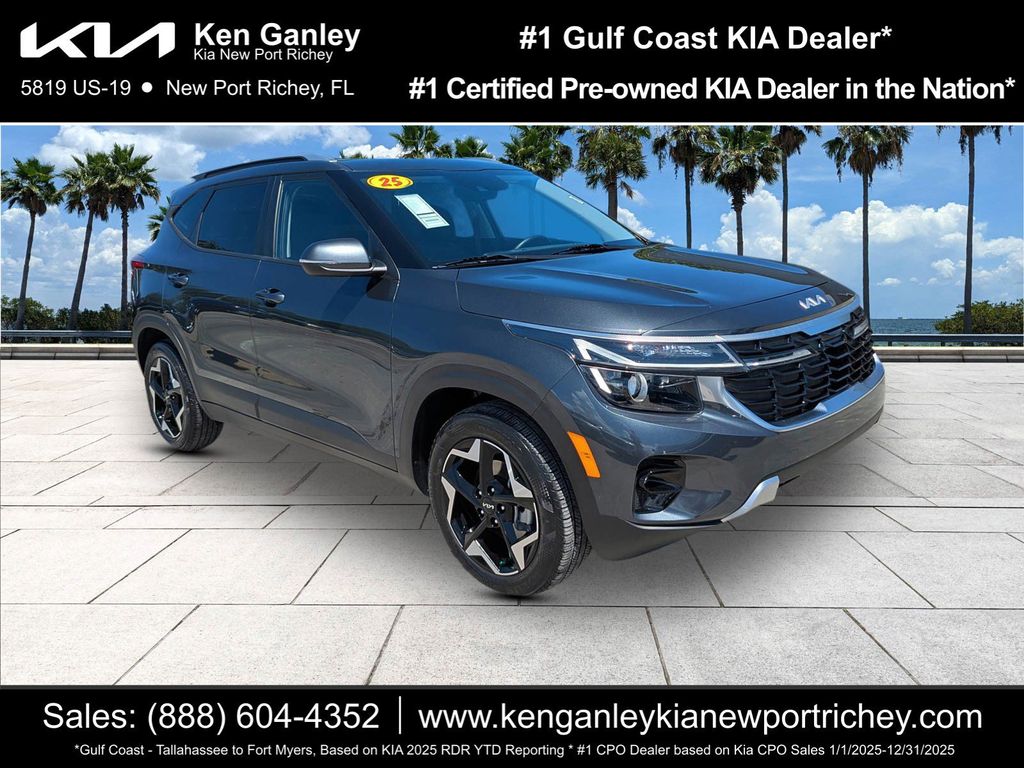 Gravity Gray 2025 Kia Seltos S FWD SUV / Crossover Front-Wheel Drive Continuously Variable Transmission