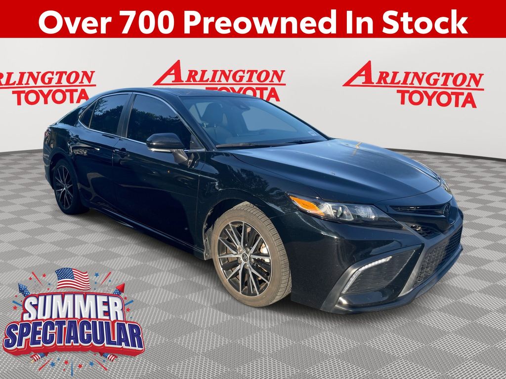 Midnight Black Metallic 2023 Toyota Camry Sedan Front-Wheel Drive 8-Speed Automatic