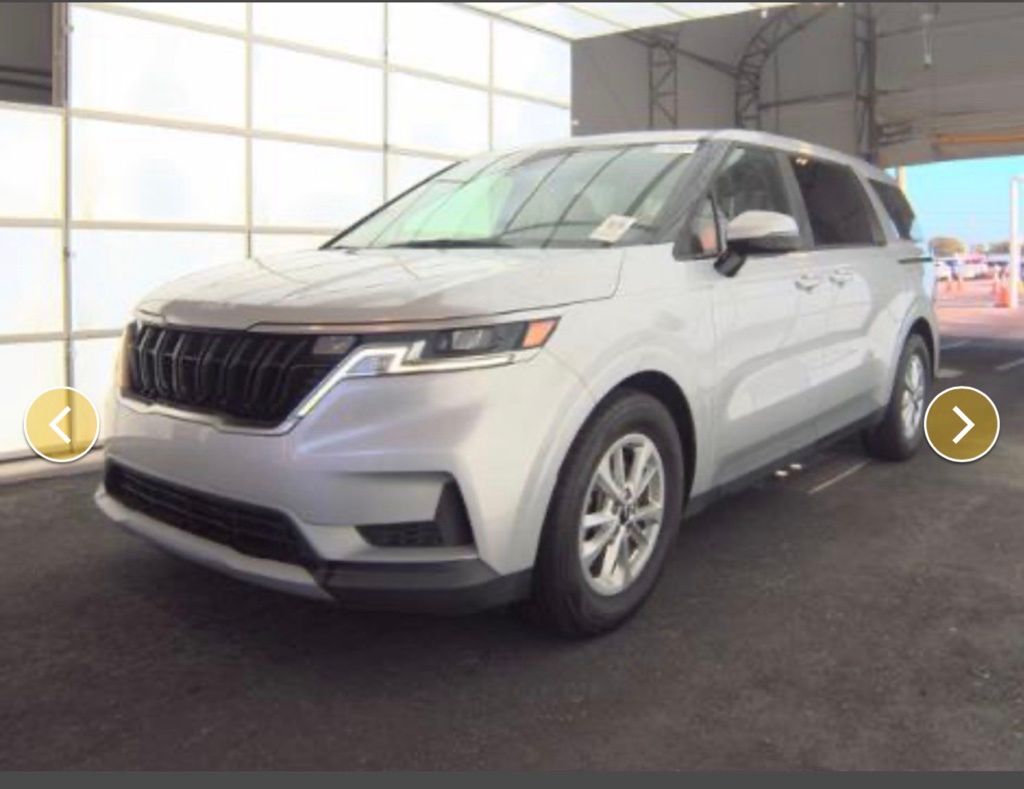 Silky Silver 2022 Kia Carnival LX FWD Minivan Front-Wheel Drive 8-Speed Automatic