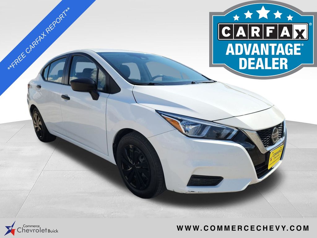 White (Fresh Powder) 2022 Nissan Versa Sedan Front-Wheel Drive Continuously Variable Transmission